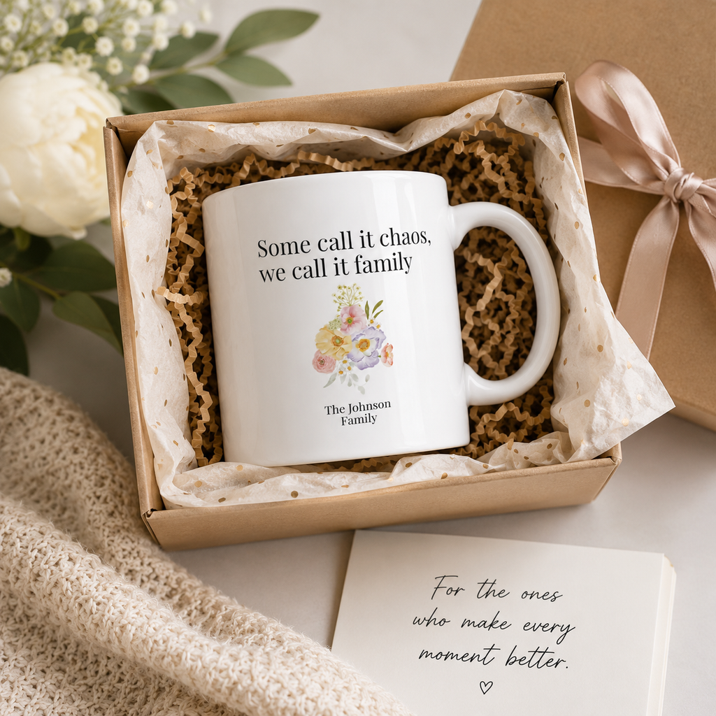 Personalised Mug – Some Call It Chaos Family Gift