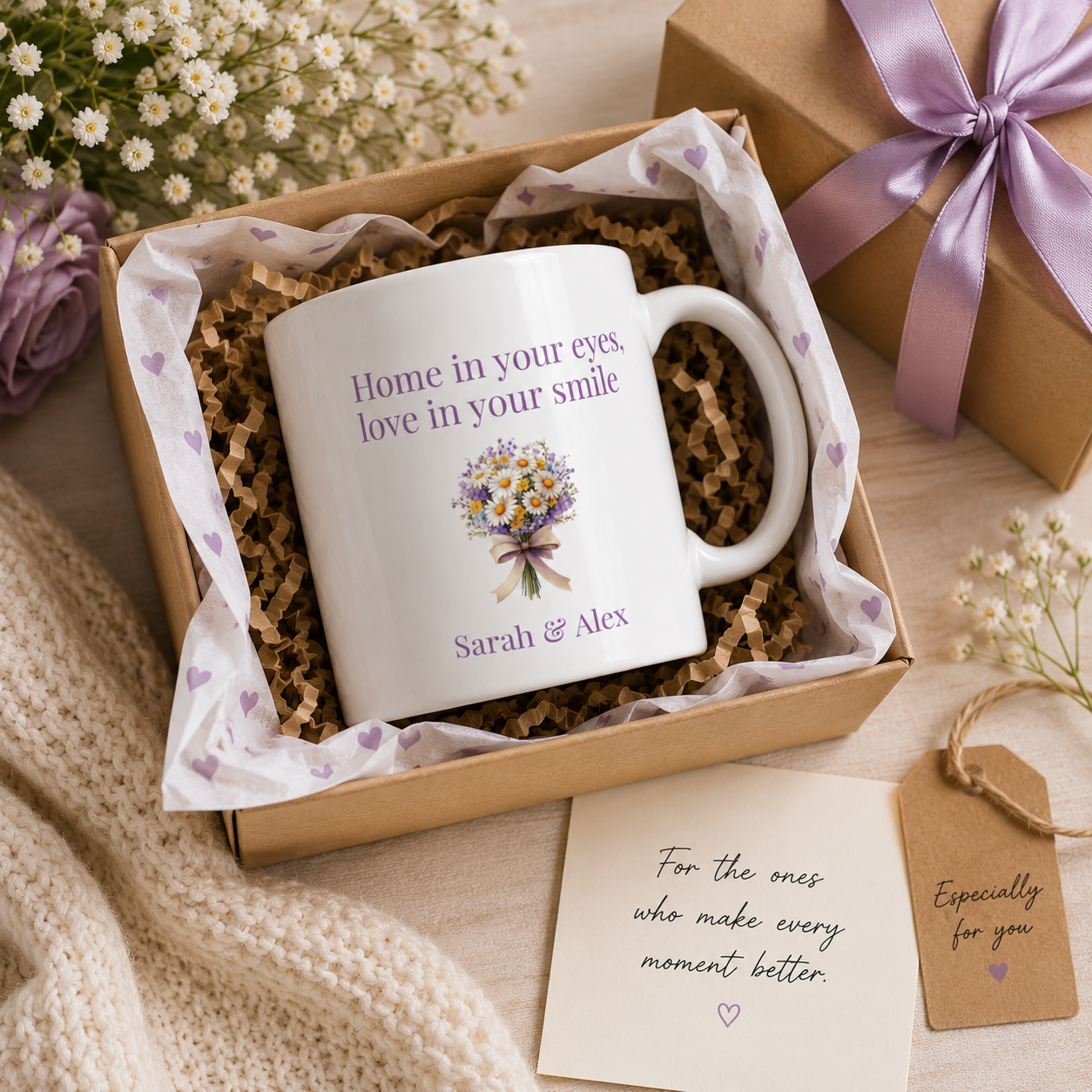 Personalised Mug – Home In Your Eyes Couples Gift